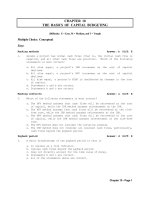 Test bank Finance Management chapter 10 the basics of capital budgeting