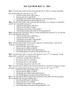 bài tập hình học không gian, đề trắc nghiêm toán 12 có đáp án