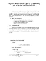 Quá trình thiết kế máy thu phát ký tự 48 bit bằng ngõ ra flip flop của cổng logic AND 