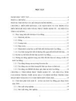 Tìm hiểu kế hoạch giảm nhẹ và thích ứng với biến đổi khí hậu tại Bắc Kạn