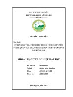 Sử dụng kỹ thuật PCRRFLP trong nghiên cứu mối tương quan của đoạn Gene GH đến sinh trưởng của lợn rừng lai