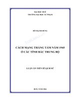 Cách mạng tháng tám năm 1945 ở các tỉnh bắc trung bộ 