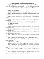 Câu hỏi ôn tập để trả lời phỏng vấn trong kỳ xét tuyển viên chức các phòng, ban cấp huyện năm 2014