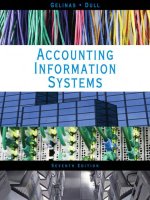 Accounting information systems 7e  gelinas and dull