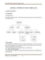 Bài tập lớn Kỹ thuật chiếu sáng CS ngoài trời,đường,trong nhà,phân xưởng
