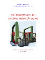 Thử Nghiệm Vật Liệu Và Công Trình Xây Dựng - Phạm Duy Hữu