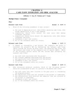 Test bank Finance Management chapter 11 cash flow estimation and risk analysis