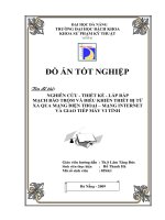 Thiết Kế  Mạch Báo Trộm Và Điều Khiển Thiết Bị Từ Xa Qua Mạng Điện Thoại (Kèm file+slide)