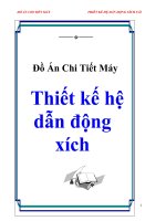 Khóa luận chi tiết máy thiết kế hệ dẫn động xích 