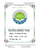 Tiểu luận tìm hiểu,thay thế,sửa chữa các chi tiết trên máy tiện MAZAK JUNIOR 