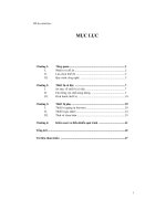 Khóa luận thiết kế hệ thống cô đặc dung dịch mía đường bằng hệ hai nồi xuôi chiều liên tục, loại ống dài 