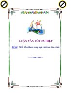 Luận văn thiết kế bộ băm xung một chiều có đảo chiều 