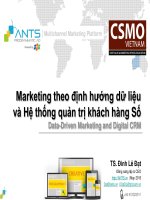 Marketing Theo Định Hướng Dữ Liệu Và Hệ Thống Quản Trị Khách Hàng Số