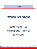 Fundamental of financial management 13th ed brigham houston chapter 09