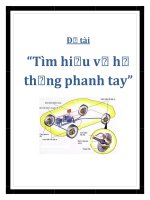 Tiểu luận tìm hiểu về hệ thống phanh tay 