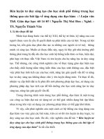 Rèn luyện tư duy sáng tạo cho học sinh phổ thông trung học thông qua các bài tập về ứng dụng của đạo hàm