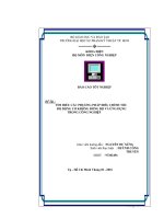 Khóa luận tìm hiểu các phương pháp điều chỉnh tốc độ động cơ không đồng bộ và ứng dụng trong công nghiệp 