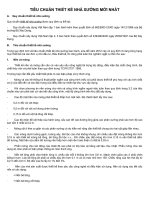 Tiêu chuẩn thiết kế nhà xưởng mới nhất