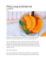 Phúc long là kẻ bán trà 