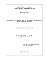 Nghiên cứu vấn đề kiểm soát và đo lường tần số cho các đài phát hình ở việt nam 