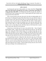 Tiểu luận Hoạch định chiến lược kinh doanh xuất khẩu gạo của Công ty Lương thực Thực phẩm An Giang giai đoạn 2016 đến 2020