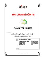 Đồ án tốt nghiệp An Toàn Thông Tin Mạng Doanh Nghiệp  Với Windows Server 2012  PKI