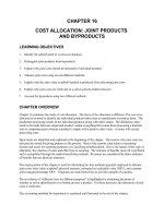 Test bank accounting management 11e chapter 16 COST ALLOCATION JOINT PRODUCTS 