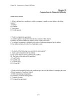 Test bank  advanced financial accounting ch 20   corporations in financial difficulty