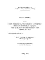 nghiên cứu đo cung lượng tim không can thiệp bằng phương pháp trở kháng ngực (icg)  thiết kế mạch đo thay đổi trở kháng ngực kết nối máy tính 