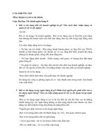 Câu hỏi ôn tập môn Quản trị rủi ro tài chính