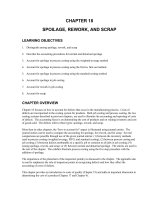 Test bank accounting management 11e chapter 18 SPOILAGE, REWORK, AND SCRAP 