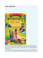 Truyện kể mầm non  cáo và dê con 