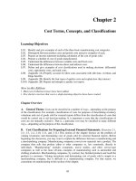Overview managerial accounting chapter 02 