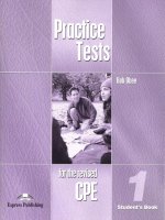 Practice tests for the revised CPE 1 student book