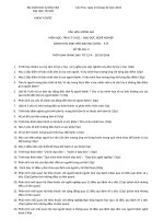 Câu hỏi ôn tập Tâm lý học  Đạo đức nghề nghiệp