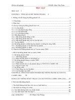 Tính toán kiểm nghiệm hệ thống phanh xe TOYOTA CAMRY 2004 