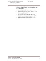 Tiểu luận thiết kế hệ thống thiết bị sấy tầng sôi dùng để sấy ngô 