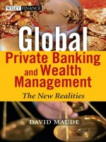 Global private banking and wealth management the new realities