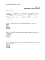 Test bank  advanced financial accountingch 02   reporting intercorporate interests