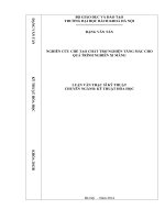 Nghiên cứu chế tạo chất trợ nghiền tăng mác cho quá trình nghiền xi măng 