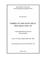 Nghiên cứu một số kỹ thuật phân đoạn ảnh y tế