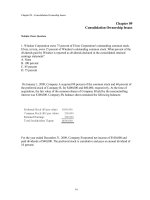 Test bank  advanced financial accounting  ch 09   consolidation ownership issues
