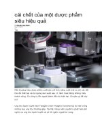 cái chết của một dược phẩm siêu hiệu quả 