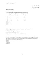 Test bank  advanced financial accounting  ch 14   SEC reporting