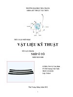 Tiểu luận nhíp ô tô thép đàn hồi 