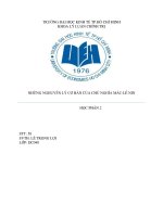 NHỮNG NGHUYÊN lý cơ bản của CHỦ NGHĨA mác lê NIN học PHẦN 2