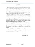 Khóa luận tính toán thiết kế động cơ đốt trong 