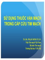 Bài giảng cập nhật về thuốc tăng sức co bóp cơ tim từ ngoại trú đến phòng cấp cứu