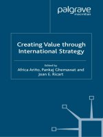 Creating value through international strategy international business