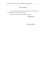 Nghiên cứu nâng cao chất lượng tinh dầu từ cây thông uông bí 